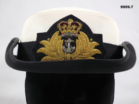 Winter Ceremonial Uniform for Australian Navy Cadets. Tricorne Female Officers Hat.