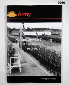 Book on Army Military History at Puckapunyal.