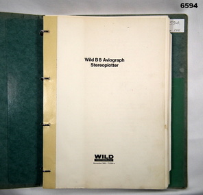 A durable covered operating manual