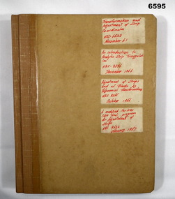 Hard covered technical manual