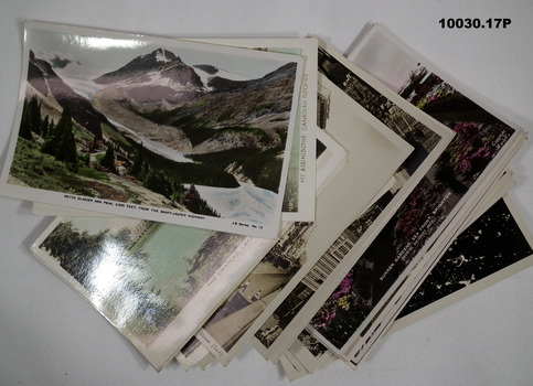 Series of photo post cards from Canada, UK & USA WW2.