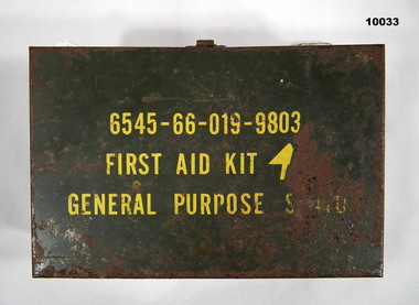 Metal First Aid box.