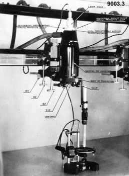 Parts index for Multiplex Unit Projector