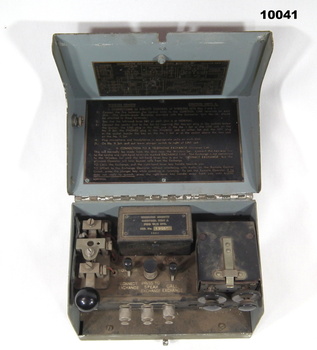 Morse key and transmitter interface.