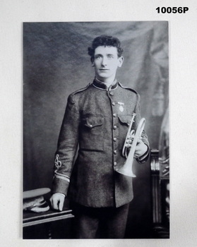 Portrait of a Cornet Player.
