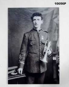 Portrait of a Cornet Player.
