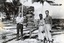 Three RAAF personal on Los Negros.