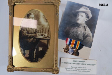 Photograph - FRAMED PHOTOGRAPH OF JAMES KNOPP + PHOTOGRAPH