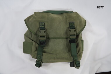 Utility pack, green canvas, C.1980's.