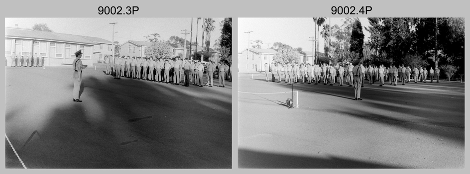 Army Survey Regiment RSM’s Handover Parade, Bendigo 1986.