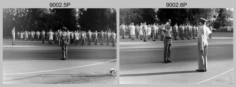 Army Survey Regiment RSM’s Handover Parade, Bendigo 1986.