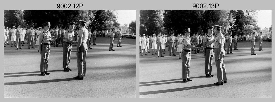 Army Survey Regiment RSM’s Handover Parade, Bendigo 1986.