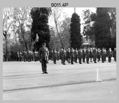 CO's Parade - Army Survey Regiment, Fortuna Villa, Bendigo, 1982.