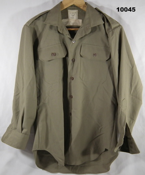 Uniform shirt, long sleeves, Air Force.
