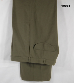 Khaki Army service dress - trousers.