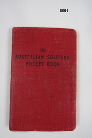 Small pocket book issued by the Victorian RSL.