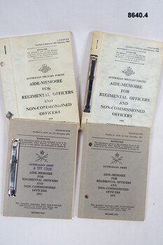 Small Manuals - Aide for Officers and Non-Commissioned Officers.