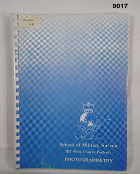 A4 Blue coloured covered collection of precis with plastic binding
