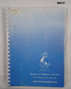 A4 Blue coloured covered collection of precis with plastic binding
