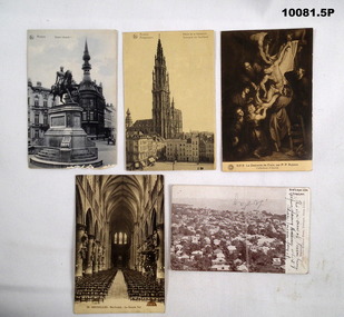 Postcards of Europe and Freetown, Sierra Leone during WW1.