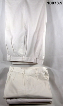 RAN Uniform, white slacks, female.