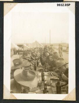 9932.05P Beit Jirja Palestine training camp Xmas dinner 1940