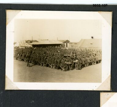 9932.10P Beit Jirja Palestine training camp Xmas dinner Biet Jirja 1940 Palestine 01