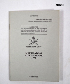 A6 small grey covered booklet