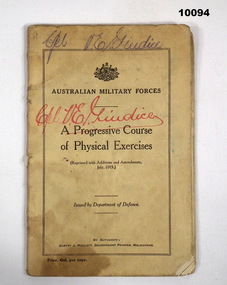 WW1 Guide of Physical Exercise.