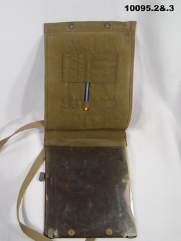 Air photo map and holder.