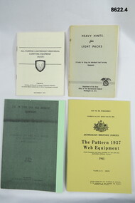 Four Manuals issuing instructions on the use of Web equipment.