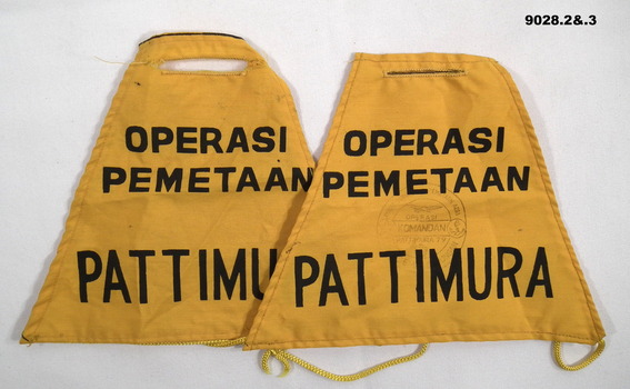 Yellow cloth Arm Band (Brassard) Survey Operations