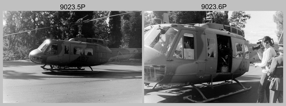 MAJ GEN James Hughes AO DSO MC’s Visit to the Army Survey Regiment c1984. 