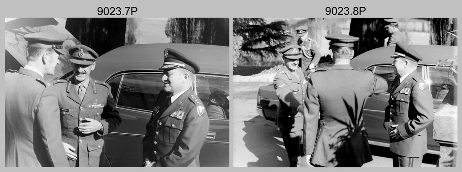 MAJ GEN James Hughes AO DSO MC’s Visit to the Army Survey Regiment c1984. 