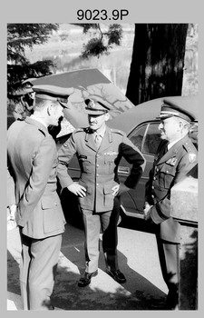 MAJ GEN James Hughes AO DSO MC’s Visit to the Army Survey Regiment c1984. 