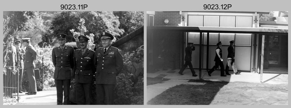 MAJ GEN James Hughes AO DSO MC’s Visit to the Army Survey Regiment c1984. 
