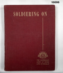 Illustrated book describing the WW2 role of the Australian Army.