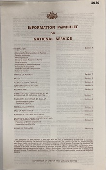 Registration form for National service