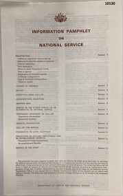 Registration form for National service