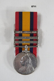 South African Boer War Medal with clasps.