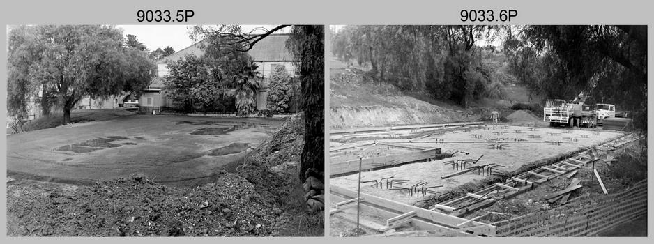 New Printing Building preparation at the Army Survey Regiment, Bendigo 1987.