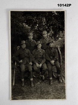 Photo in Postcard form from WW1.