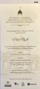 Personal invitation to the opening SMI