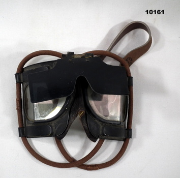 RAAF Air Crew Goggles with leather strap.