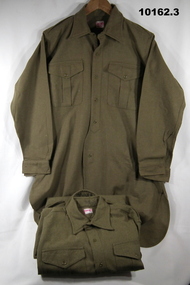 Army uniform shirts issued in Malaya.