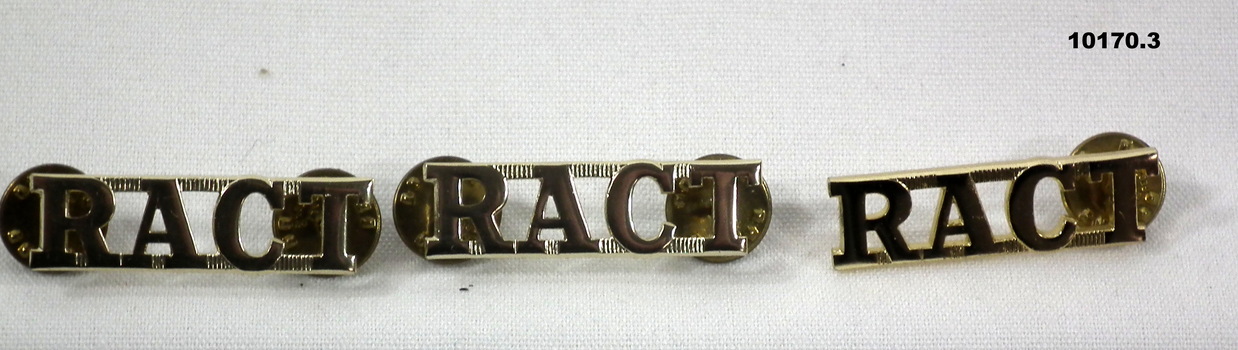 R.A.C.T. Shoulder badge/ epaulette.