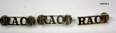 R.A.C.T. Shoulder badge/ epaulette.