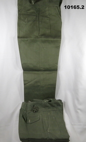 Army uniform Jungle green trousers.