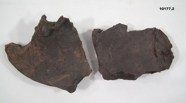 Two Aerial bomb fragments.