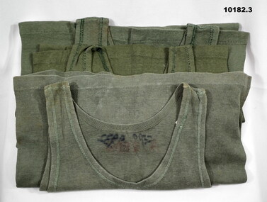 Army Uniform green singlets.